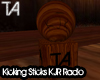 Kicking Sticks KJR Radio