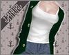 ⚓ |Long Cardigan Green