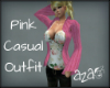 aza~ Pink Casual Outfit