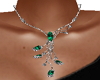 diamonds neck green