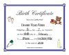 iiNuvo Birth Certificate