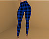 Blue PJ Pants Plaid Md F