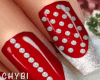C~Red Angel Nails
