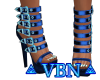 Sexy heels dark blue