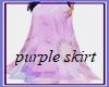 purple flower skirt