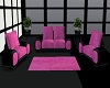 Pink 3pc Couch