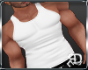 Leonas White Muscle Tank