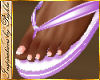 I~Lilac Flip Flops