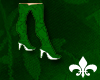Green Fleur Boots