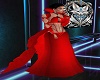 1RED DERIVABLE GOWN