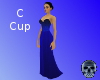 Blue Bridesmaid Gown (C)