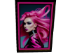 (1) Custom Hot Pink Art