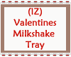 Valentine Milkshake Tray