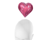 ♡ Heart 3D Chrome Pink