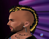 Black/Gold Mohawk