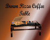 Brown Pizza Coffee Table