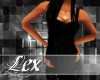 LEX Corsage black
