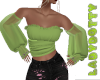 love me green blouse