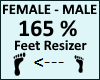Feet Scaler 165%