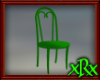 Cane Chair Green