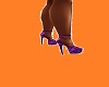 Purple rose heels