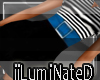 BM blue stripe dress