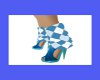 blue plaid shoes