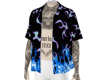 Blue Flame shirt tats