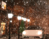 Xmas Snowing  Street
