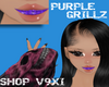 purple grillz