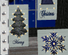 Xmas Sign In blue*B*
