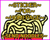 ! Send Nood#24 Sticker.