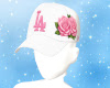 WHITE LA HAT 🌹 ROSES