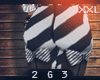 2G3. Striped Bow XXL