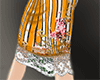 (SV) Org Stripped Skirt
