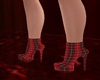 Red Plaid Boots