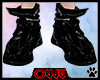 Blk White Animated Boots