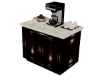Cherry Wood Coffee Stand