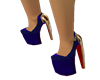blue sexy dress heels