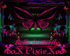 belly butterfly pink