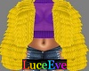 Yellow Zynx Fur Coat
