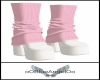 Pink White Winter Boots