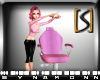 [S] Hair Cut Chair PINK
