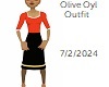 [BB] Olive Oyl Outfit