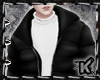 |K| Black Puffer Coat M
