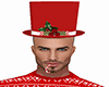 red candy cane hat - M