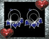 Sapphire Heart Earrings