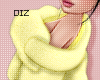 !!D Fur Coat Yellow