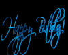 Happy Birthday blue