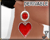 Jewel* Heart Earrings